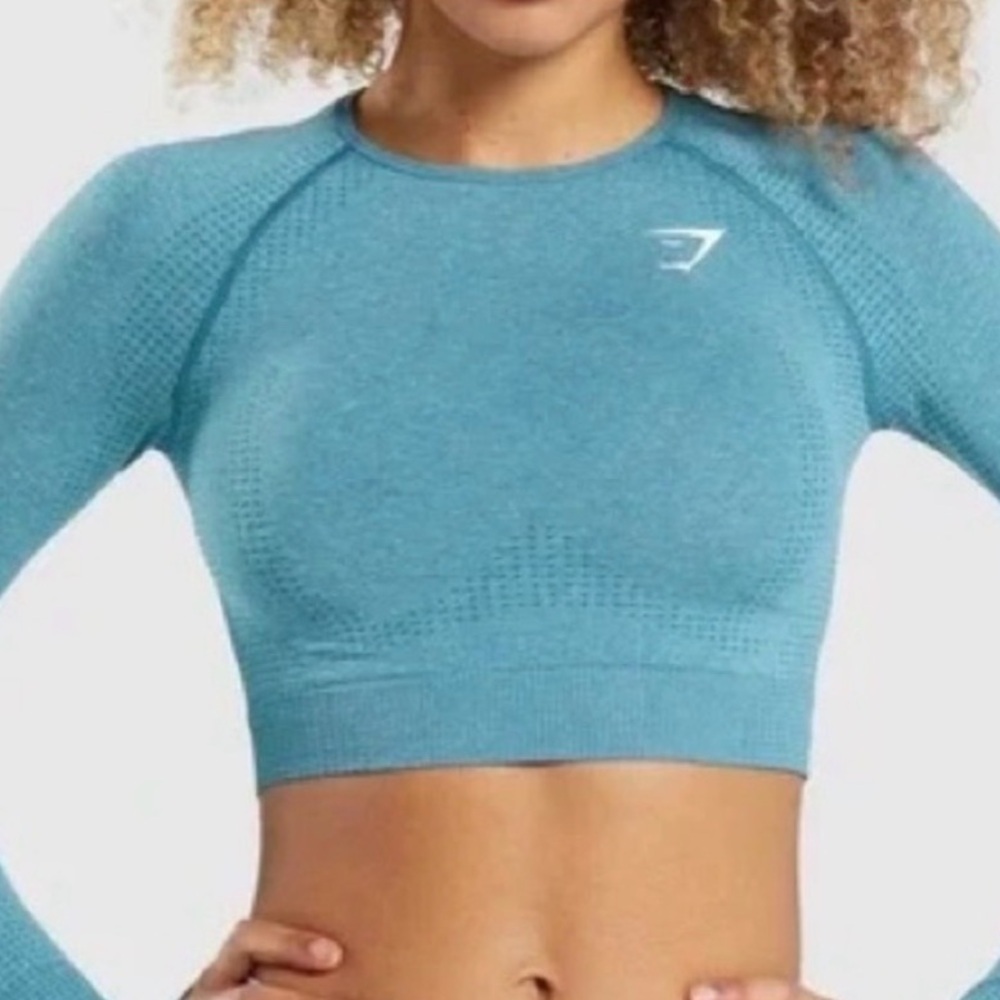 Gymshark Teal Performance Tee